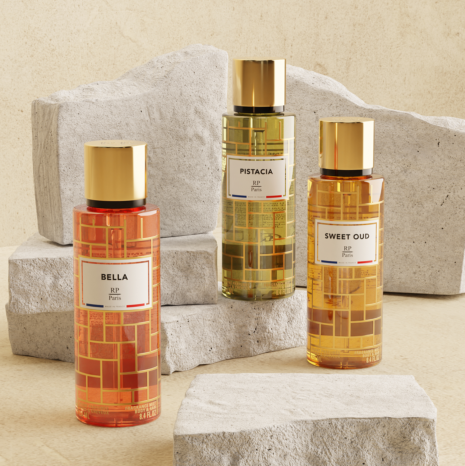 Coffret 3 Brumes - RP Parfums