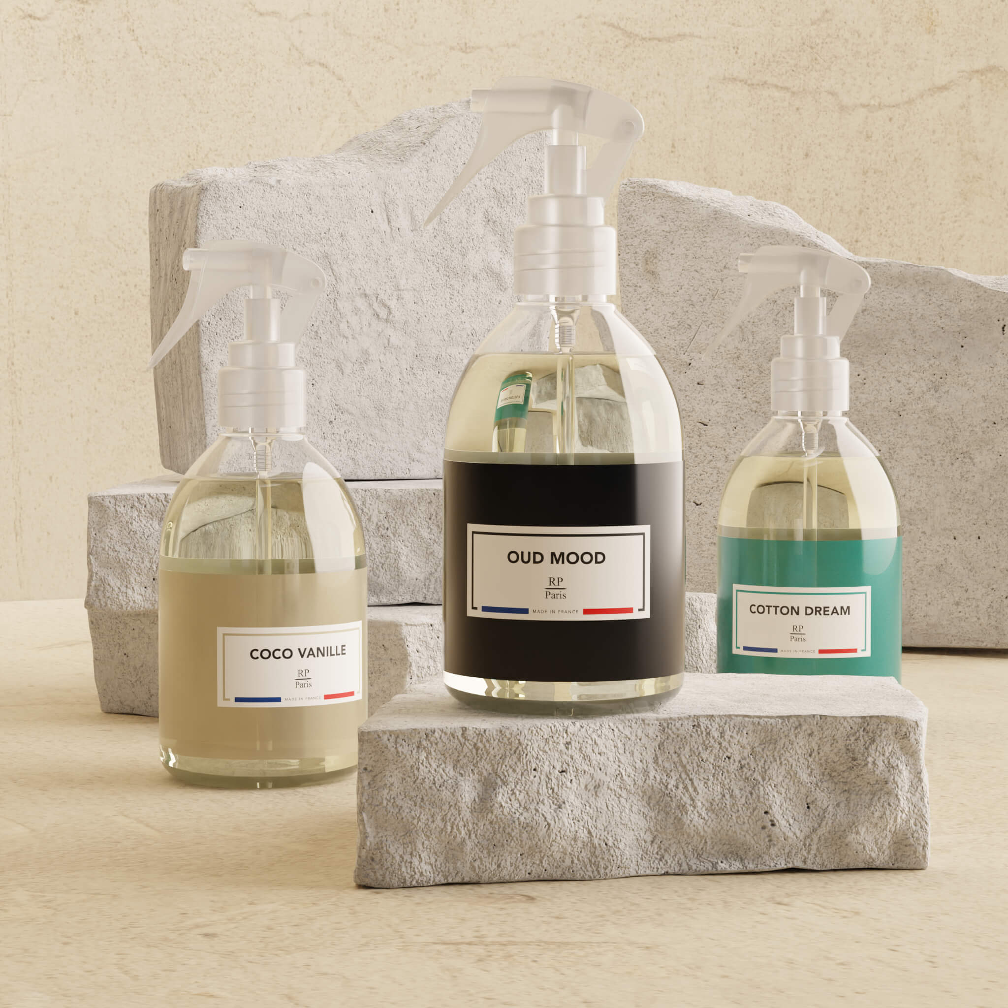 Sprays textile