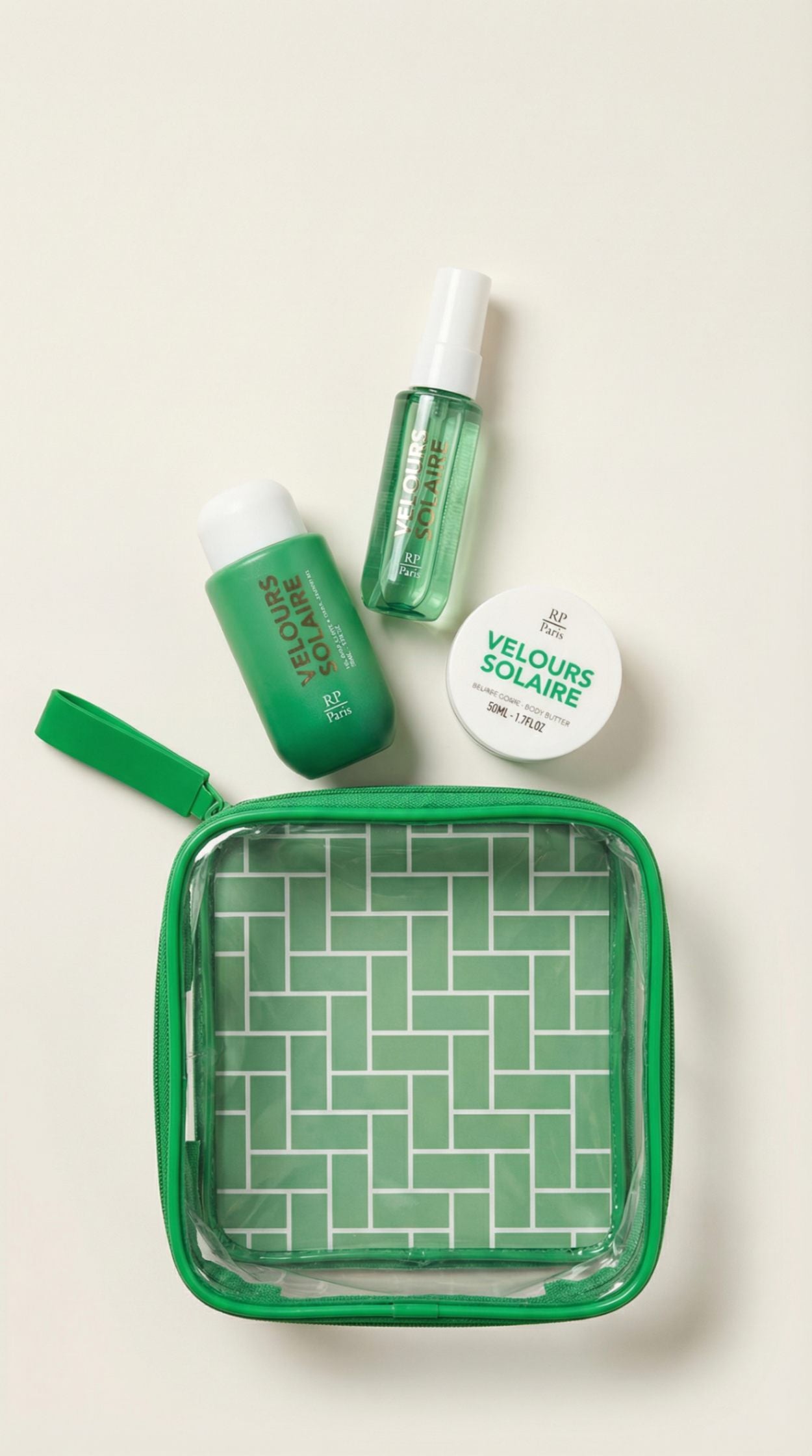 Travel Set Velours solaire