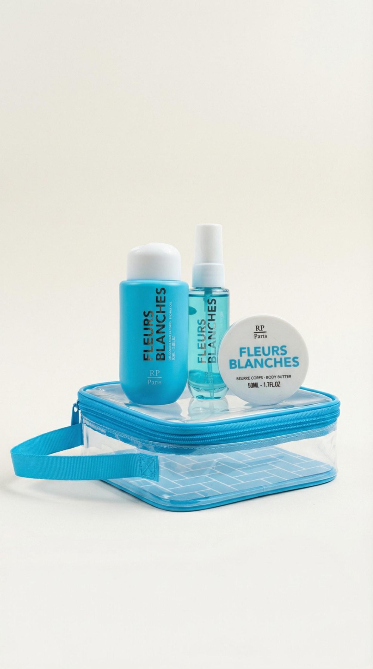 Travel Set Fleurs Blanches