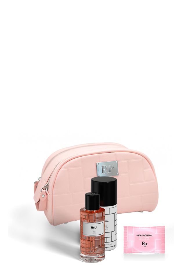 PACK 4 PIÈCES – BELLA (Trousse Rose)