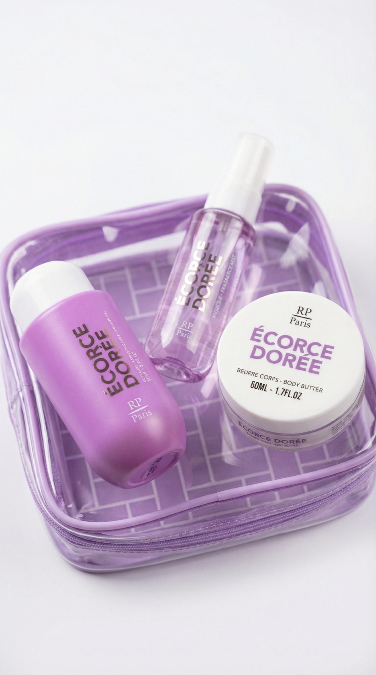 Travel Set Écorce dorée